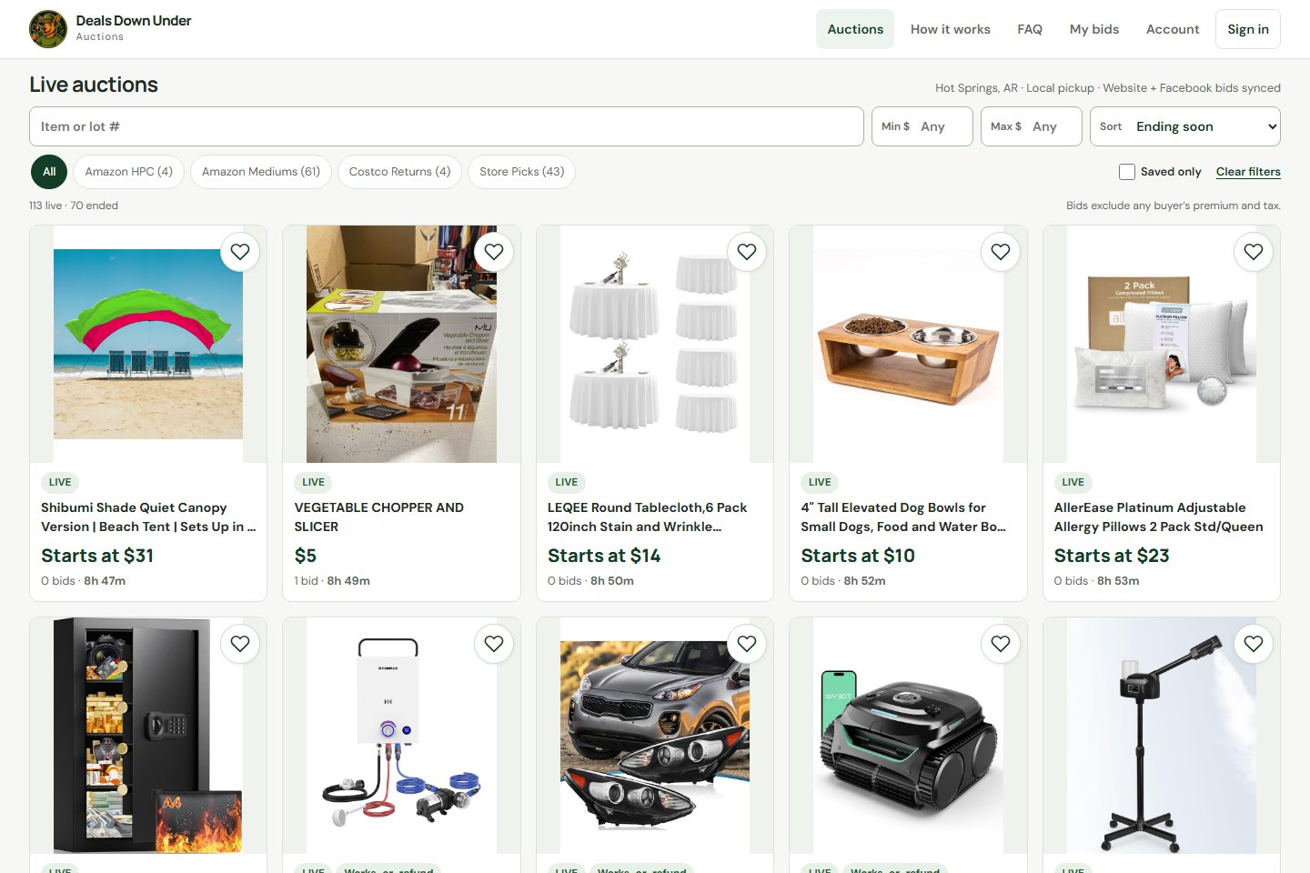 Deals Down Under auction catalog, powered by GavelFeed