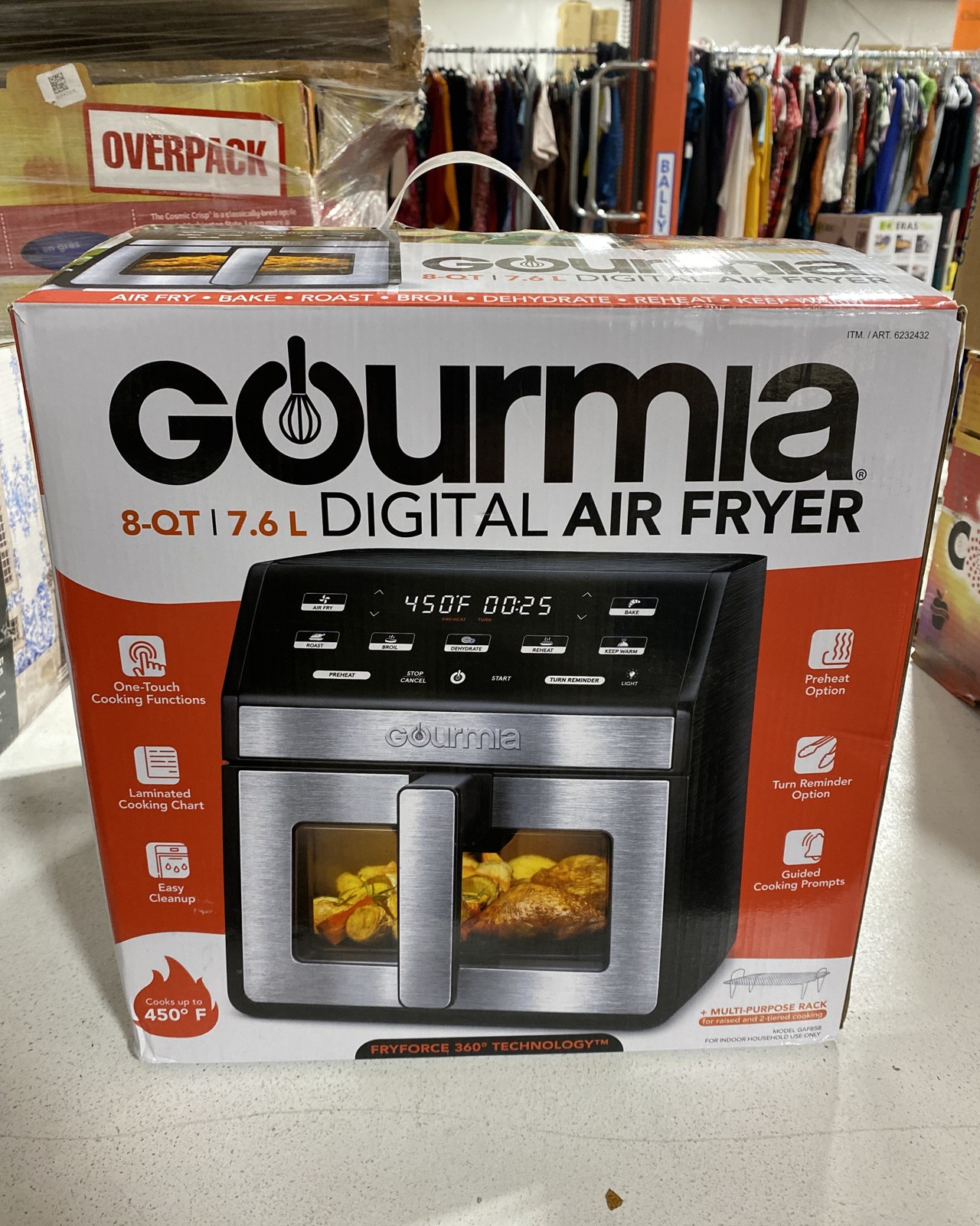 Gourmia air fryer from a Deals Down Under auction