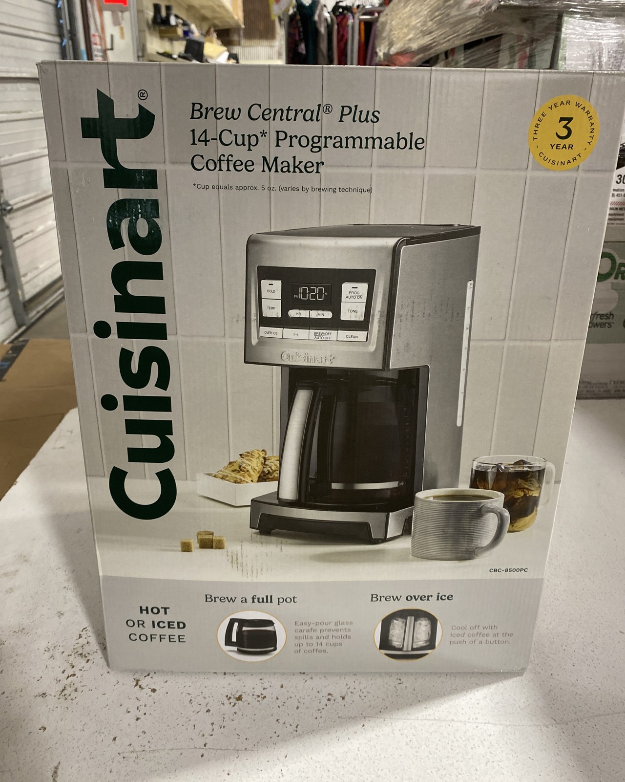 Cuisinart coffee maker from a Deals Down Under auction